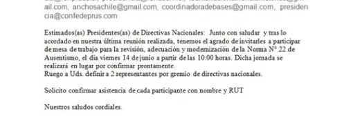 Carta posición de Fenats Unitaria 06 de junio 2019