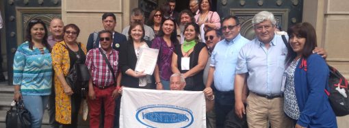 Entrega de carta de la MSP al ministro de hacienda