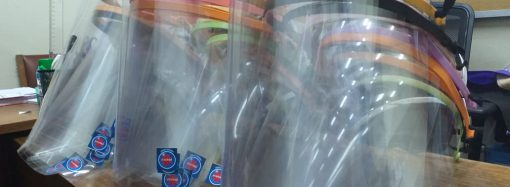 Entrega de escudos Faciales