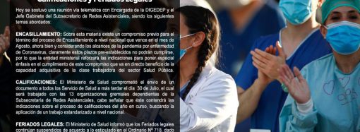 Comunicado 17 de julio 2020