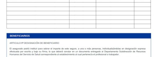 FORMULARIO SEGURO DE SALUD