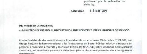 Oficio Circular N°14 de fecha 06-05-2021