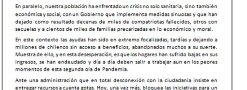 Comunicado 26 de abril 2021