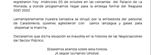 Actividad Mesa del Sector Publico 20 de octubre 2021