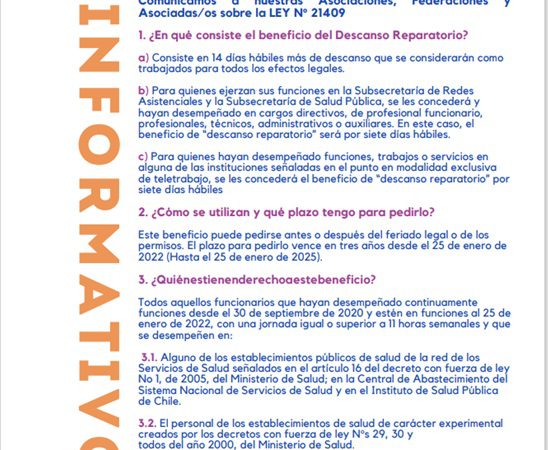 DESCANSO REPARATORIO