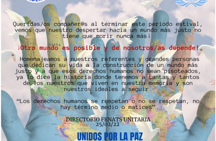 POR LA PAZ