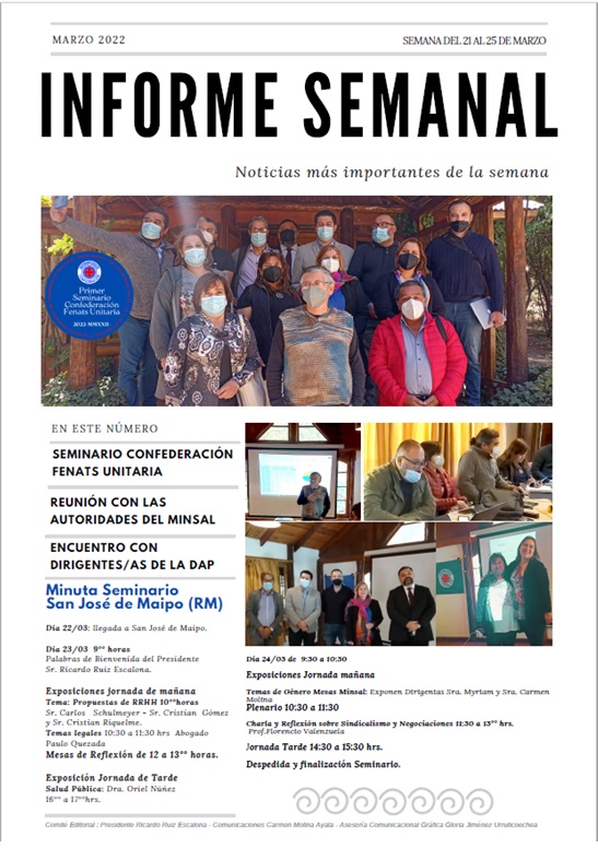 Informativo Semanal abril 2022