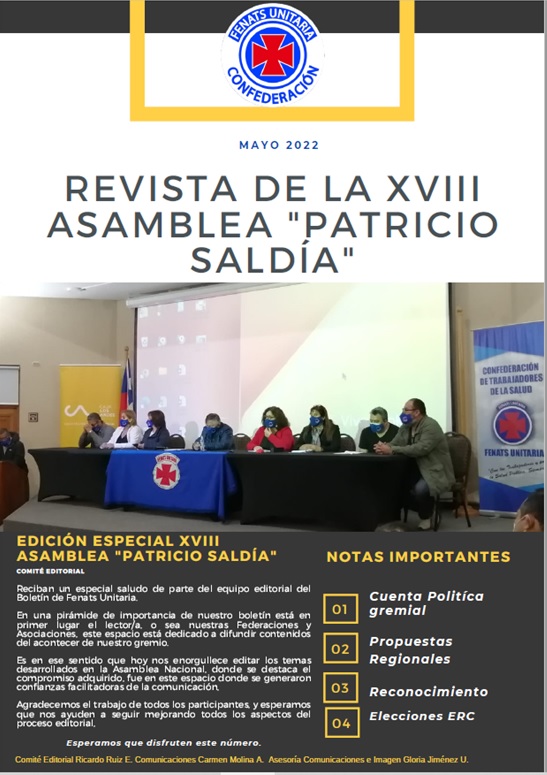 Revista Asamblea Nacional Patricio Saldia 2022