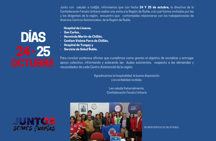 Visita a región de Ñuble 2022