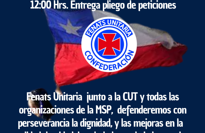 Entrega de Pliego de Pliego de Peticiones Mesa del Sector Publico 2022