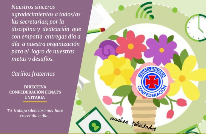 Feliz día de la Secretaria