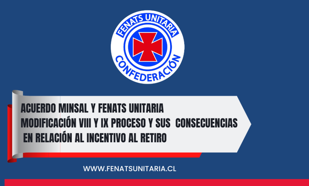 Acuerdo Minsal y Fenats Unitaria.