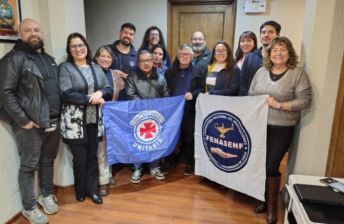 Reunión bilateral entre la Confederación FENATS Unitaria y FENASENF fortalece unidad sindical